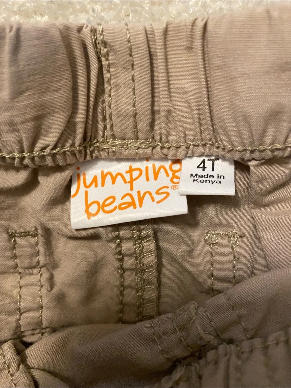 jumping beans Tan Cargo Shorts for Kids
